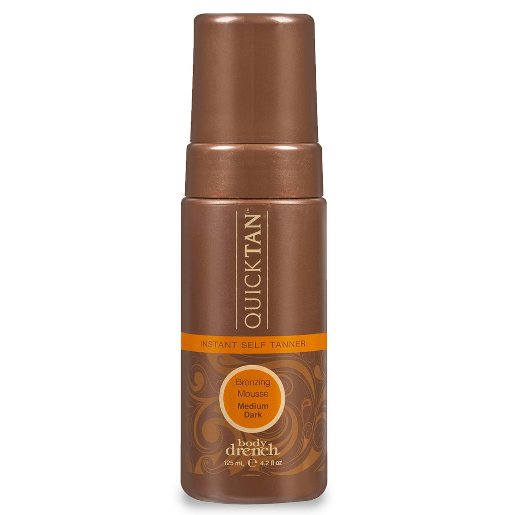 Body Drench QuickTan Self Tanner Mousse – Medium Dark Tan, 4.2 oz