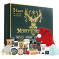 Body & Earth Advent Calendar 2025 - 24-Piece Men's Beard Grooming Set