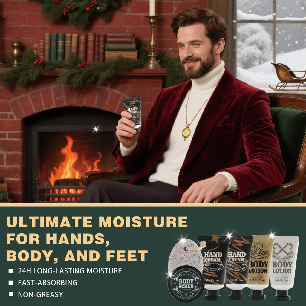 BODY & EARTH 2025 Advent Calendar for Men – 24 Days of Beard Care & Grooming Gifts