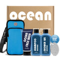 BODY & EARTH Men's 6-Piece Bath Gift Set with Phone Pouch | Self-Care Gift for Him