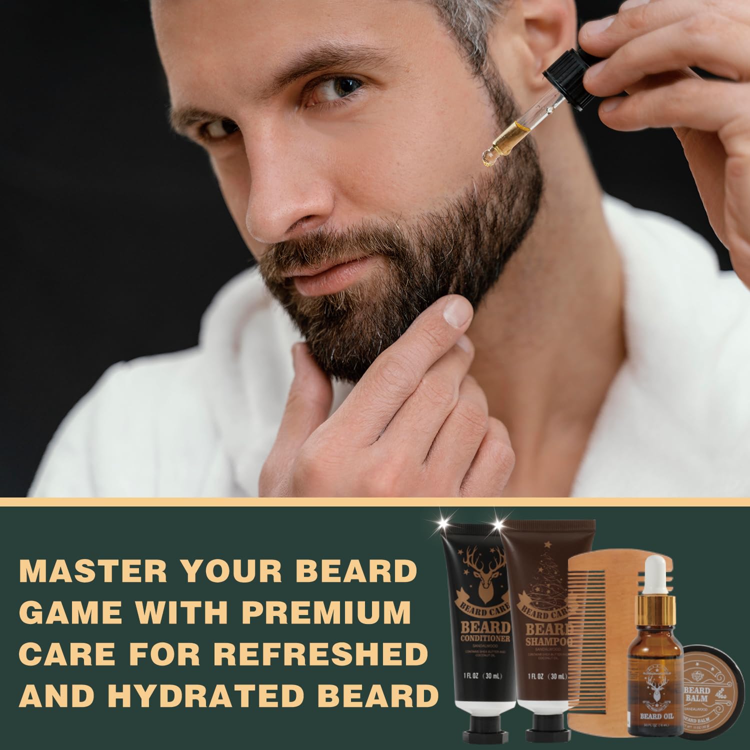 BODY & EARTH 2025 Advent Calendar for Men – 24 Days of Beard Care & Grooming Gifts