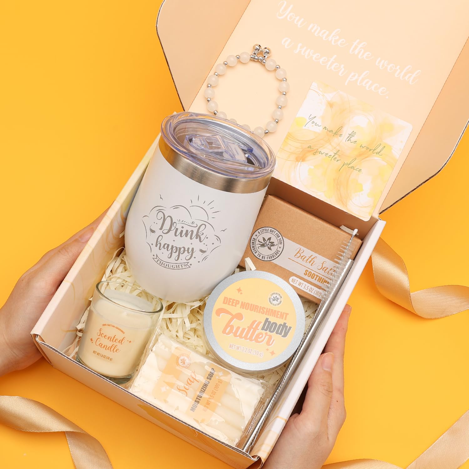 BODY & EARTH Vanilla Spa Gift Set for Women – 6-Piece Birthday & Christmas Kit