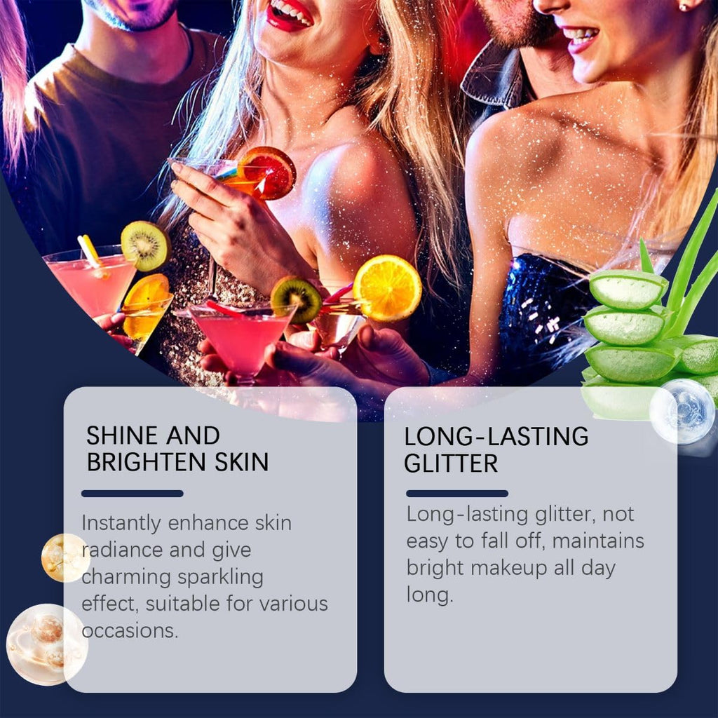 Body Glitter Spray – Long-Lasting Hair, Body & Clothes Shine for Festivals