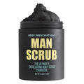 Body Prescriptions Men's Exfoliating Body Scrub - Charcoal, 21 oz Jar with Twist-Top Lid