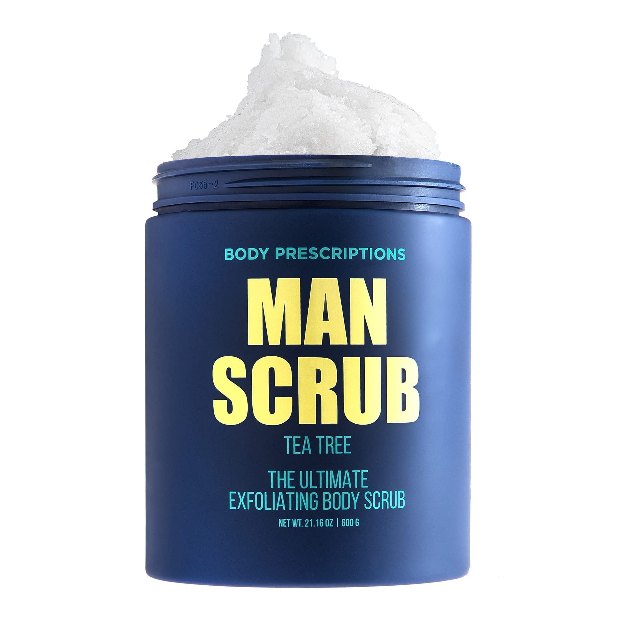 Body Prescriptions Men’s Exfoliating Scrub – Tea Tree, 21 oz Jar