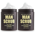 Body Prescriptions Men’s Exfoliating Body Scrub – Cedarwood 2-Pack, 21 oz