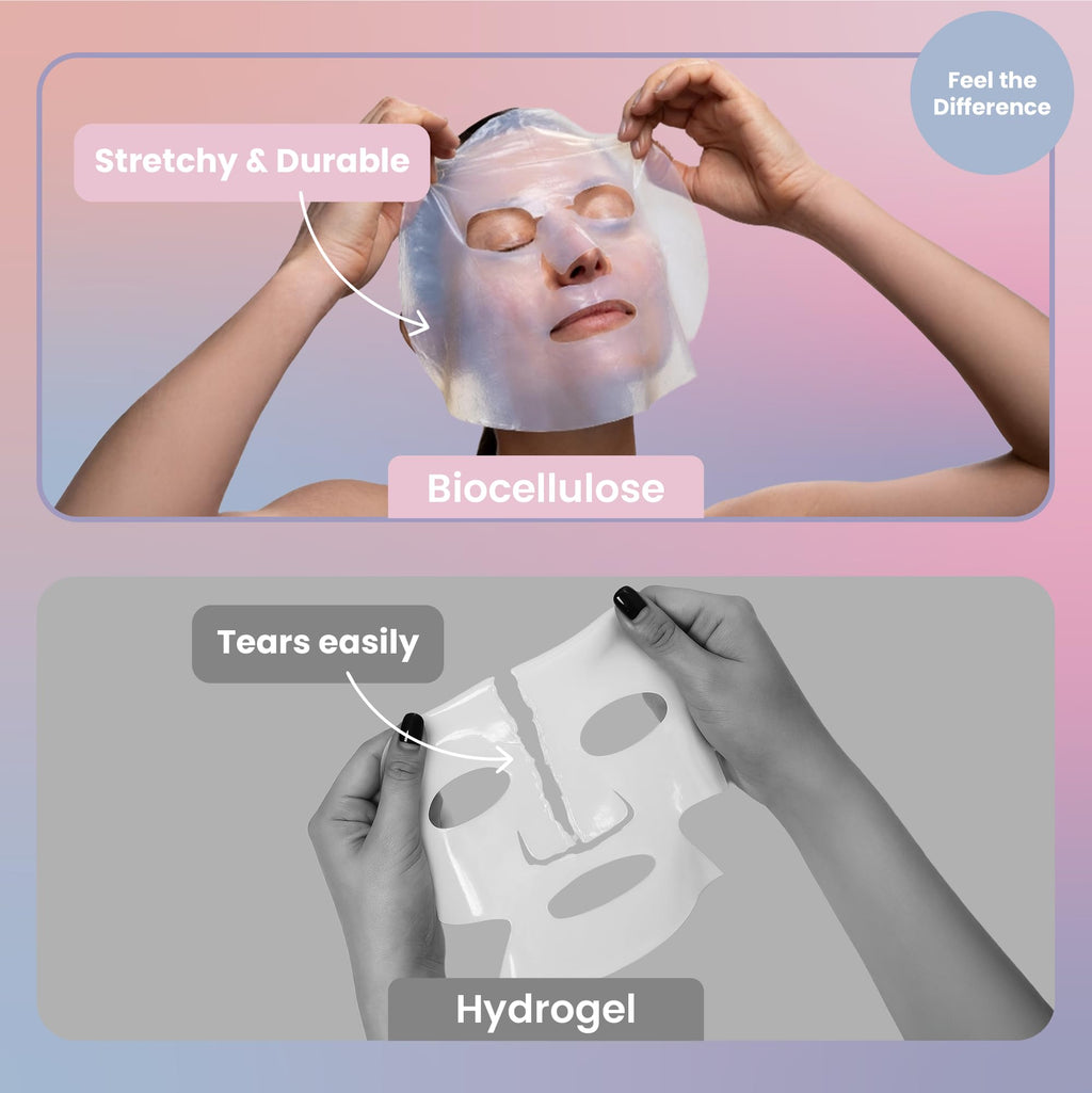 Body Restore Natural Collagen Face Mask 12 Pack – Fermented Coconut Water, Korean Skin Care