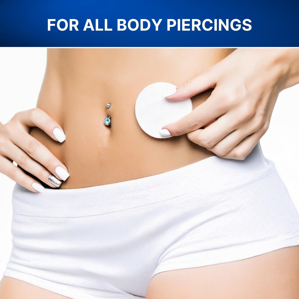 BodyJ4You Piercing Aftercare Spray – Saline Cleanser for Piercings (Pack of 24)