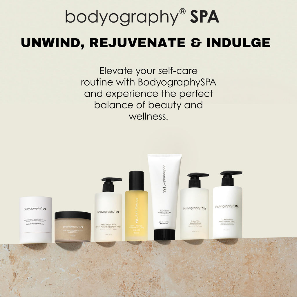 Bodyography Spa Shampoo Lavender Peppermint – 10 oz | Hydration & Frizz Control (Vegan)