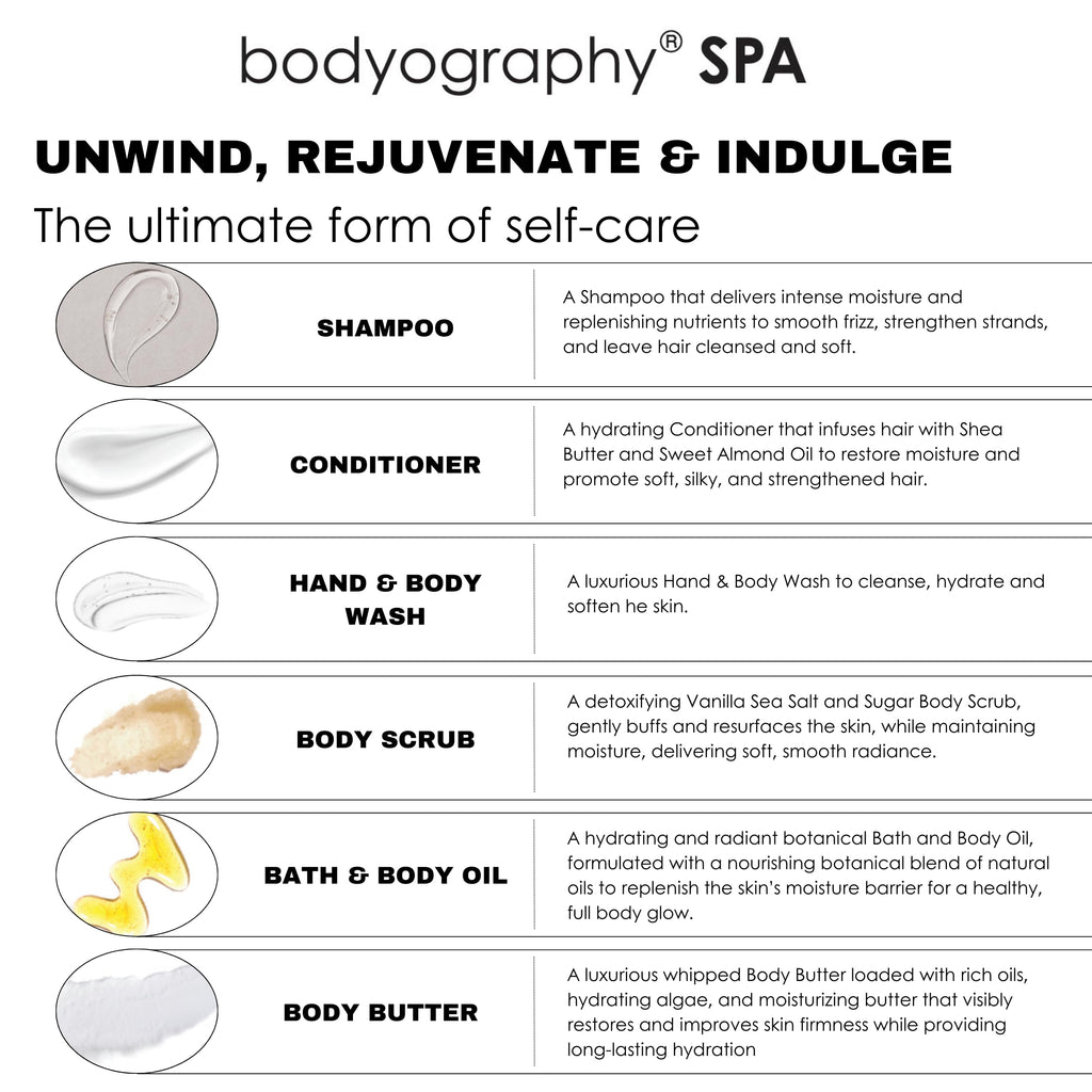 Bodyography Spa Shampoo Lavender Peppermint – 10 oz | Hydration & Frizz Control (Vegan)