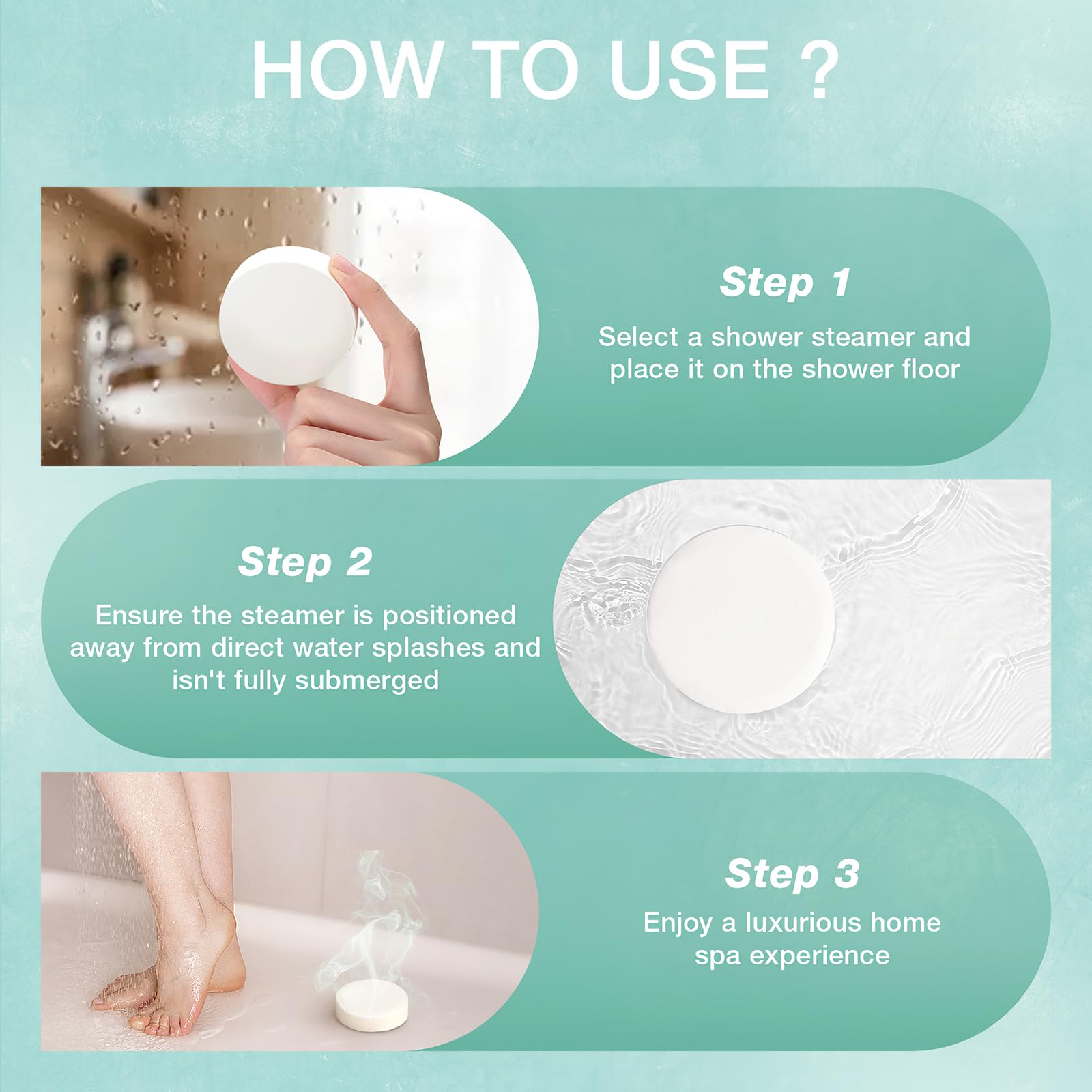 BodyRefresh Shower Steamers – Eucalyptus Mint Aromatherapy 18-Pack Gift Set