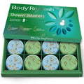 BodyRefresh Shower Steamers Aromatherapy – 8 Pack Eucalyptus Mint | Spa-Style Gift Set