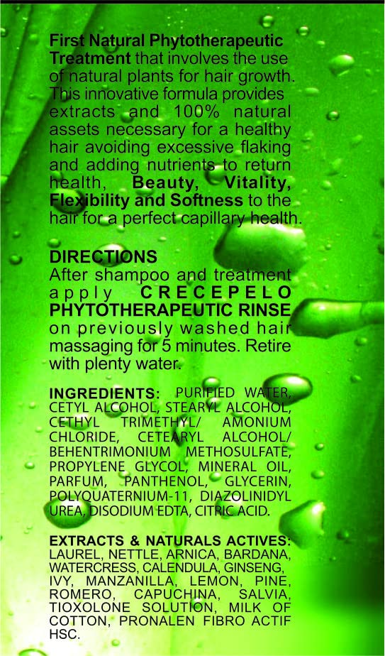 BOÉ COSMETICS Natural Hair Growth Duo – Phytotherapeutic Shampoo & Rinse Set – Plant-Based, Sulfate-Free – 12.5 oz Each