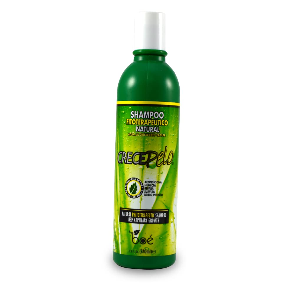 BOÉ COSMETICS Natural Hair Growth Duo – Phytotherapeutic Shampoo & Rinse Set – Plant-Based, Sulfate-Free – 12.5 oz Each