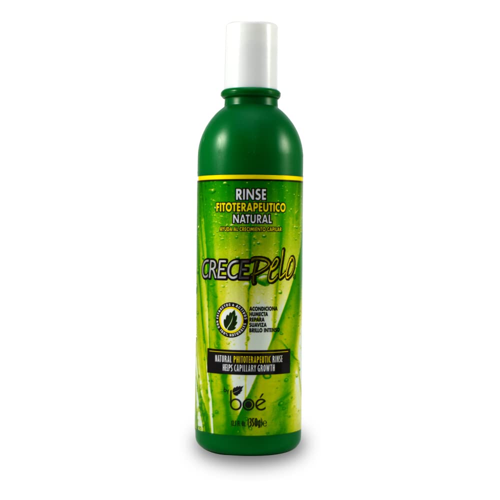 BOÉ COSMETICS Natural Hair Growth Duo – Phytotherapeutic Shampoo & Rinse Set – Plant-Based, Sulfate-Free – 12.5 oz Each