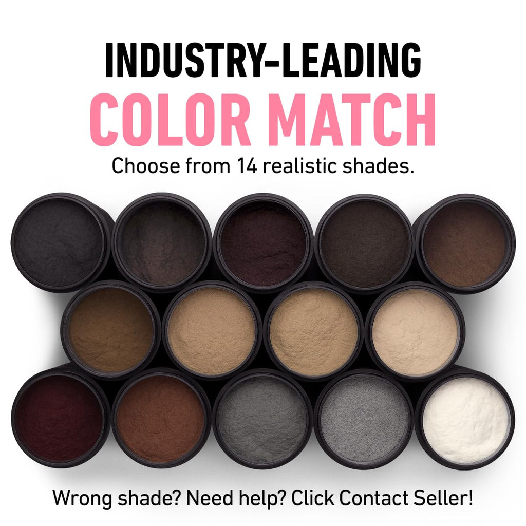 Boldify Hair Fibers (2 x 56g) – Instantly Fuller Hair in 14 Shades for Women & Men – Dark Brown