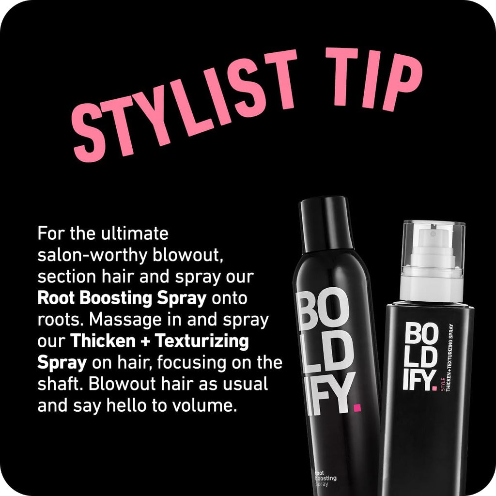 Boldify Hair Thickening Spray — Volume Booster & Texture Spray for Women & Men | 8oz
