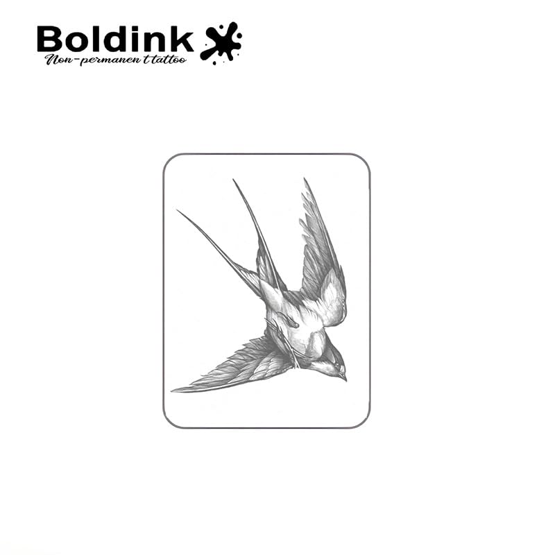 Boldink Semi-Permanent Tattoos – Realistic, Waterproof Temporary Tattoos (7-15 Days) with Gift-Ready Packaging