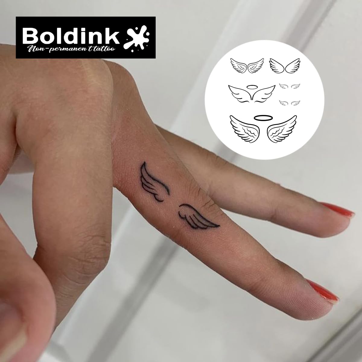 Boldink Semi-permanent Tattoos – Realistic, Waterproof & Non-Reflective Stickers (7–14 Days)