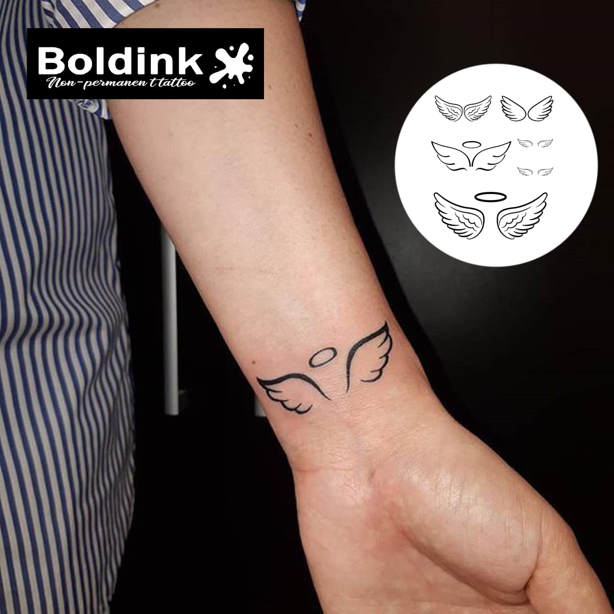 Boldink Semi-permanent Tattoos – Realistic, Waterproof & Non-Reflective Stickers (7–14 Days)