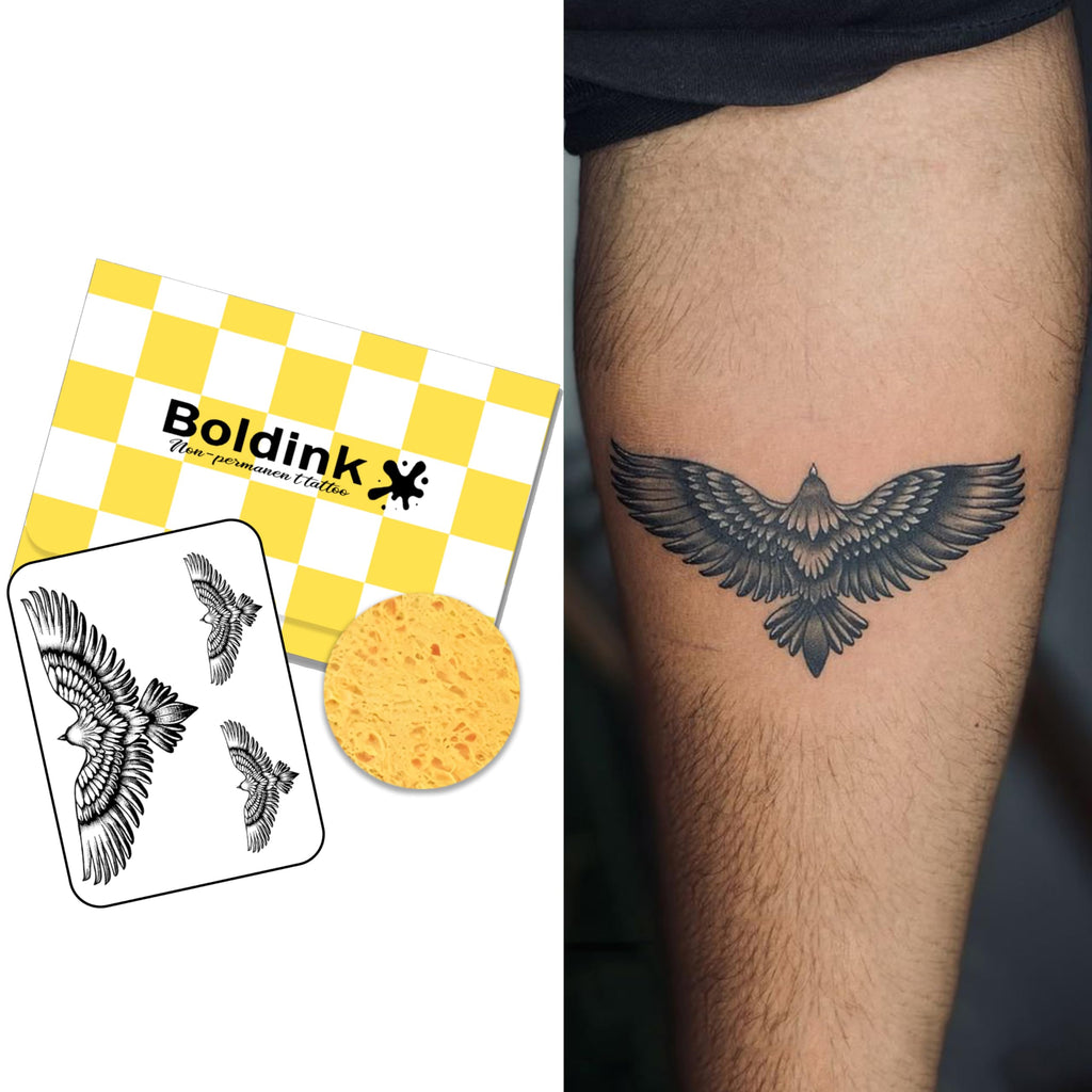 Boldink Semi-Permanent Tattoos – Realistic, Waterproof, 7–14 Day Wear