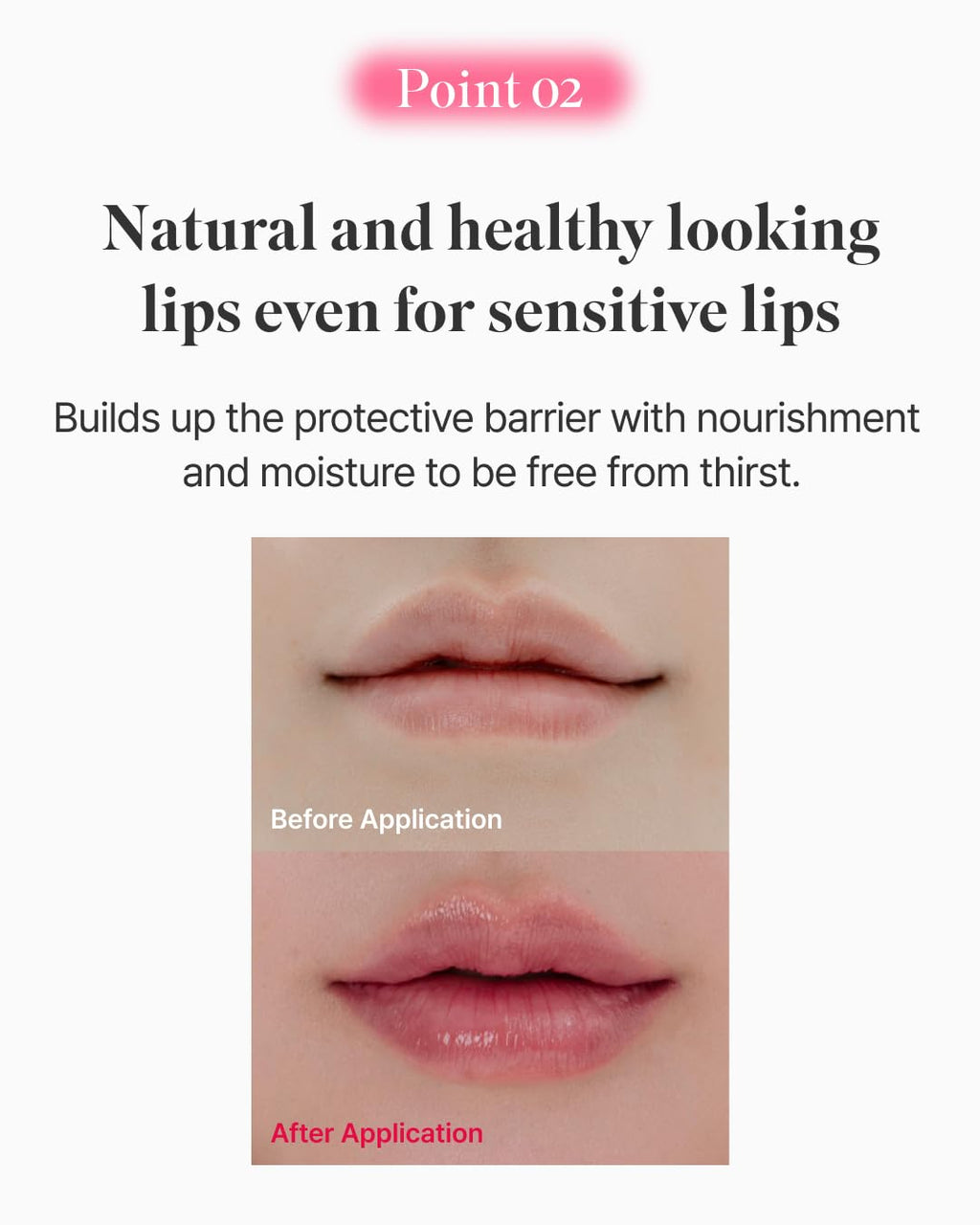 BOM COSMETICS Dewy Lip Balm #6 Pure Rose – Sheer Glow Lip Care with Vitamin E & Shea Butter