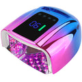 BOMOQING 96W Rechargeable UV LED Nail Lamp with LCD Display – Portable Cordless Nail Dryer