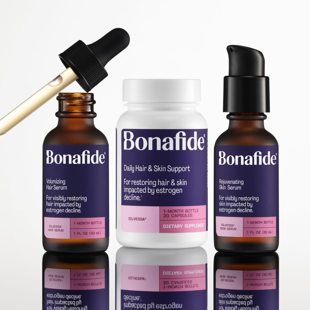 Bonafide Silvessa Strengthening Daily Hair Serum – Hormone-Free