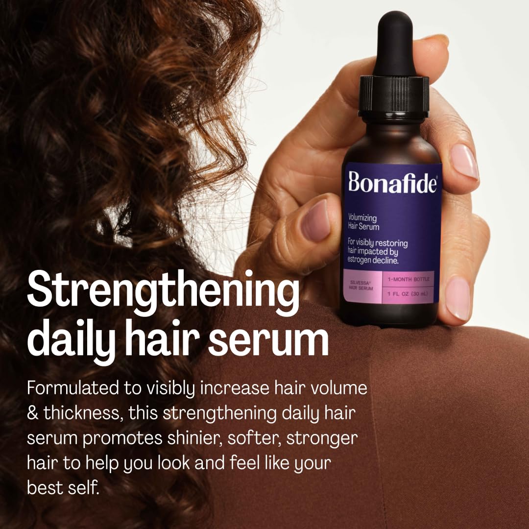 Bonafide Silvessa Strengthening Daily Hair Serum – Hormone-Free