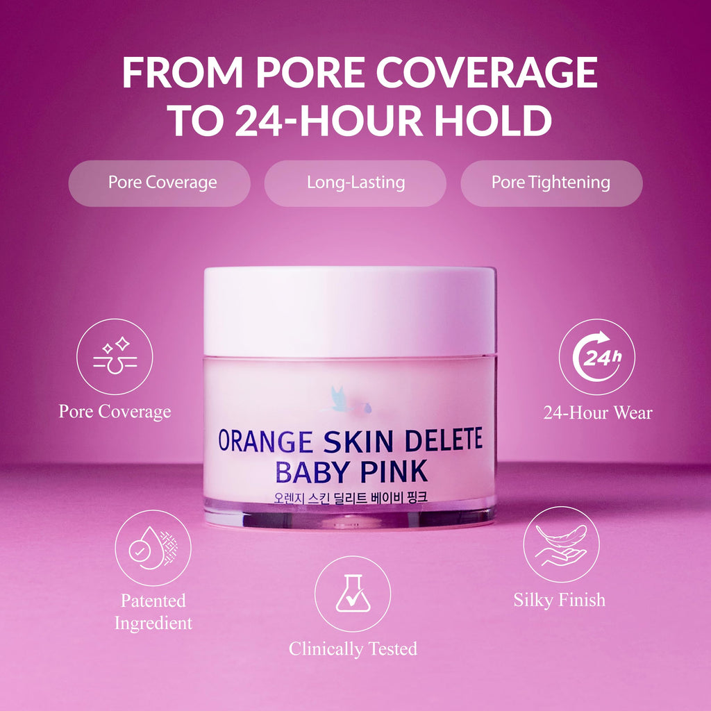 Bonamedusa Orange Skin Delete Pore Primer – Baby Pink Mini 10g
