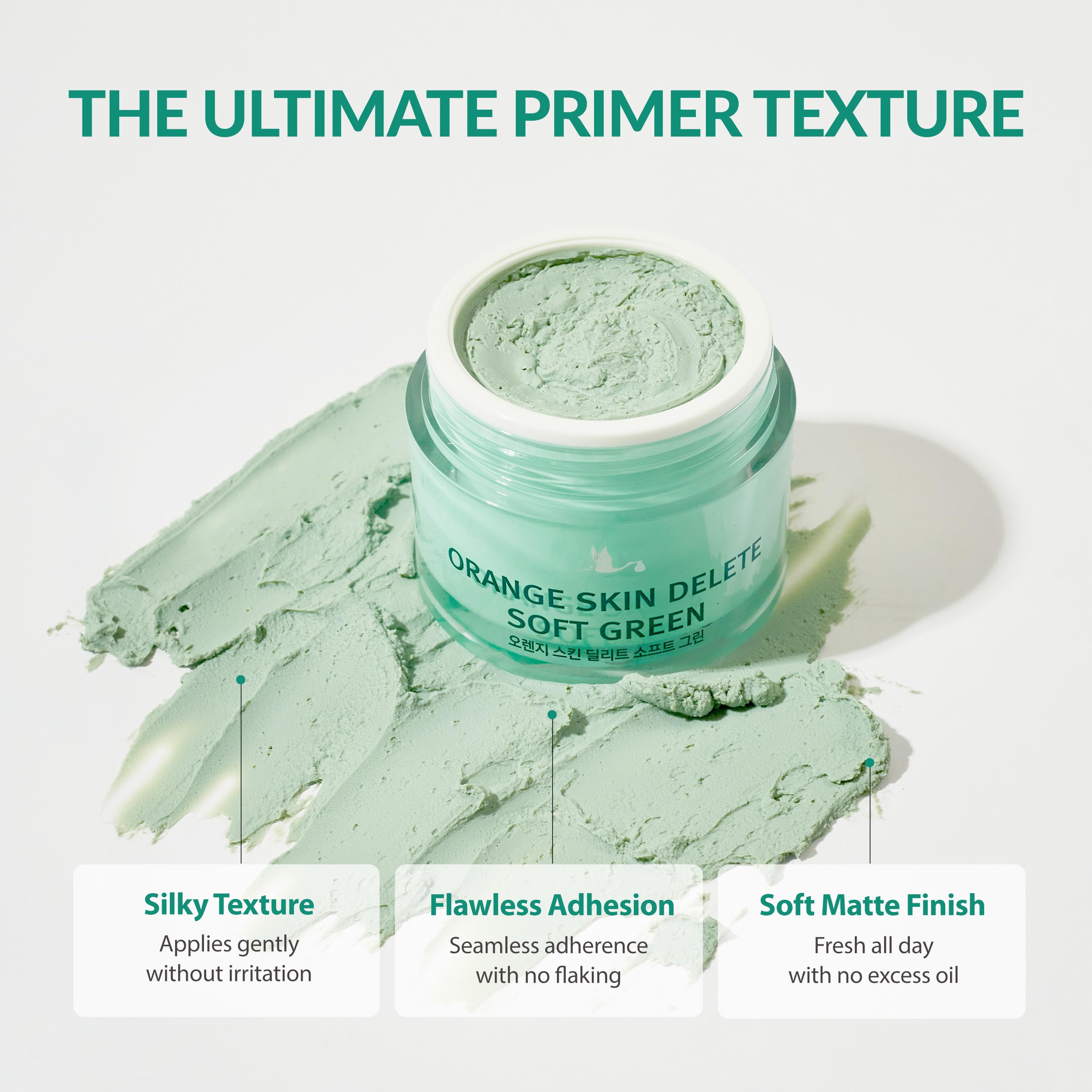 Bonamedusa Orange Skin Delete Primer – Soft Green Pore Care, 30g
