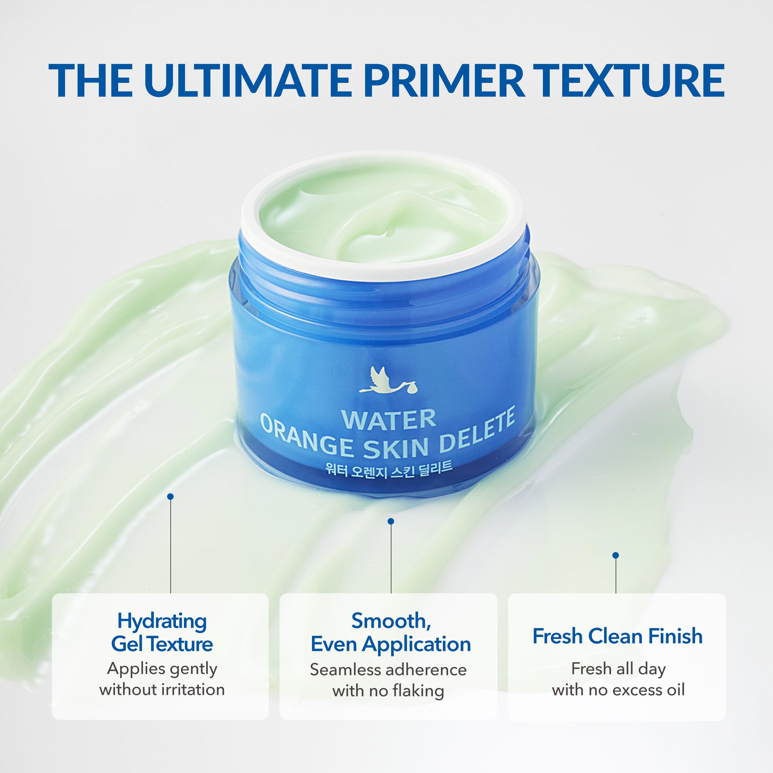 bonamedusa Water Orange Skin Delete Primer – Pore Care, Skin Elasticity & Soft Applicability (30g / 1.06oz) | Korean Makeup