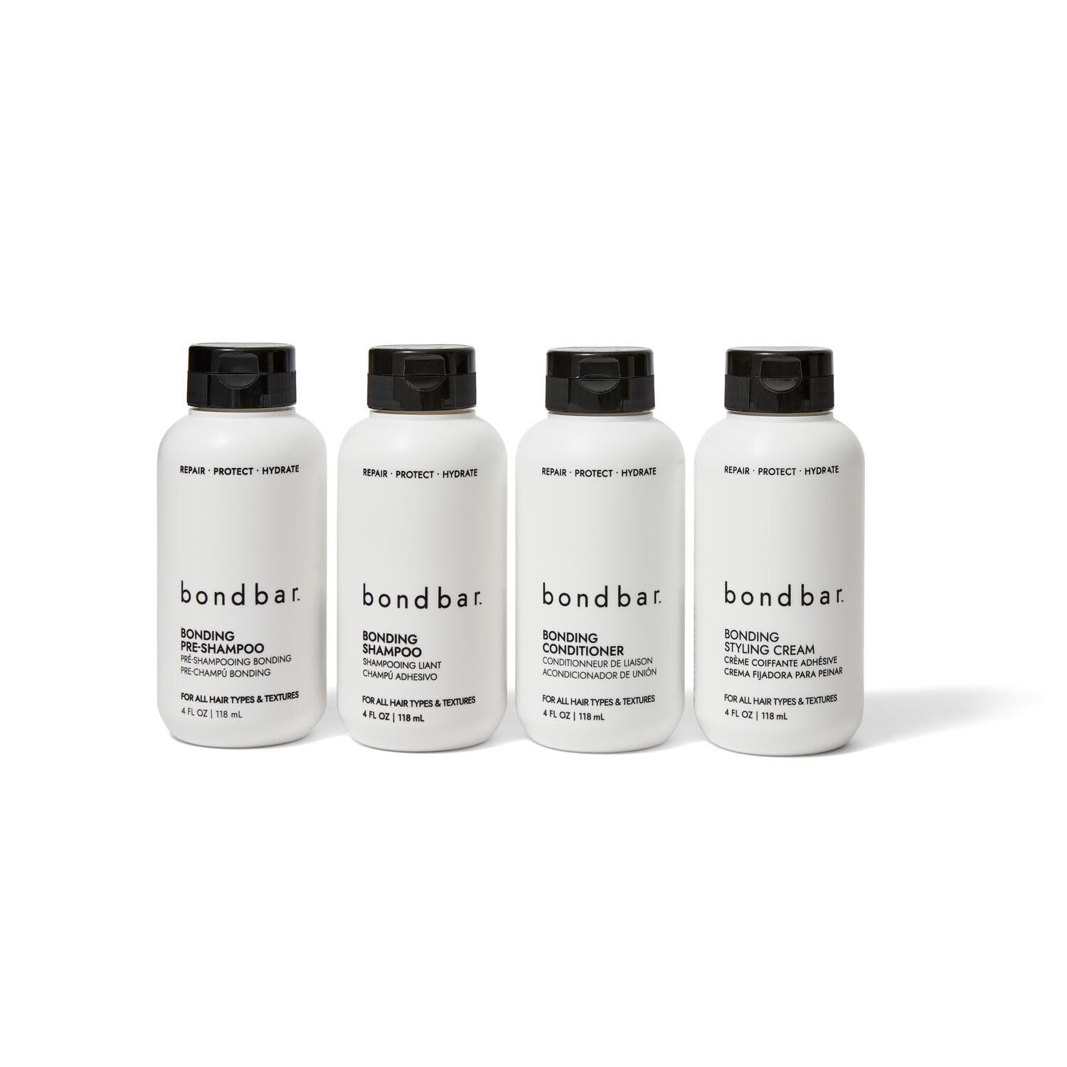 Bondbar Bonding Essential Kit – Repair, Hydrate & Protect Hair (4 x 4 oz)