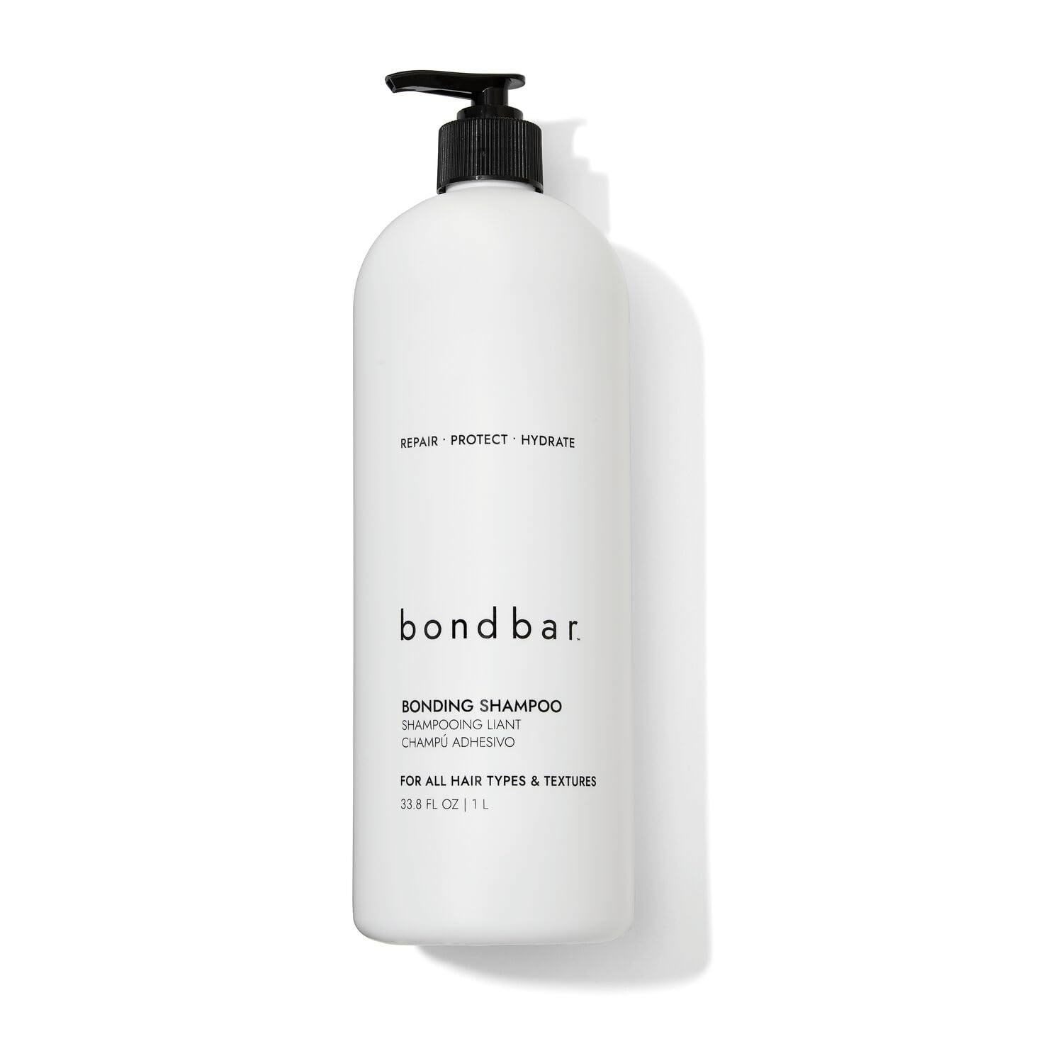 Bondbar Repairing Shampoo – Hydrates, Strengthens & Protects All Hair Types | 33.8 Fl Oz | Vegan & Cruelty-Free