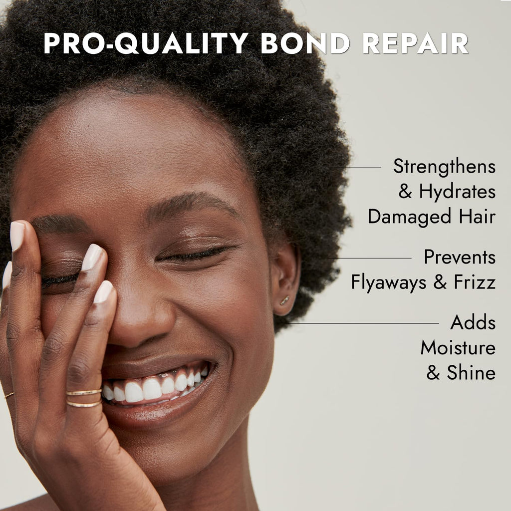 Bondbar Repairing Shampoo – Hydrates, Strengthens & Protects All Hair Types | 33.8 Fl Oz | Vegan & Cruelty-Free