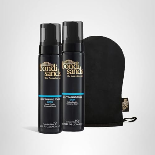 Bondi Sands Self Tanning Foam Duo Dark – Lightweight, Easy, Streak-Free Bronze