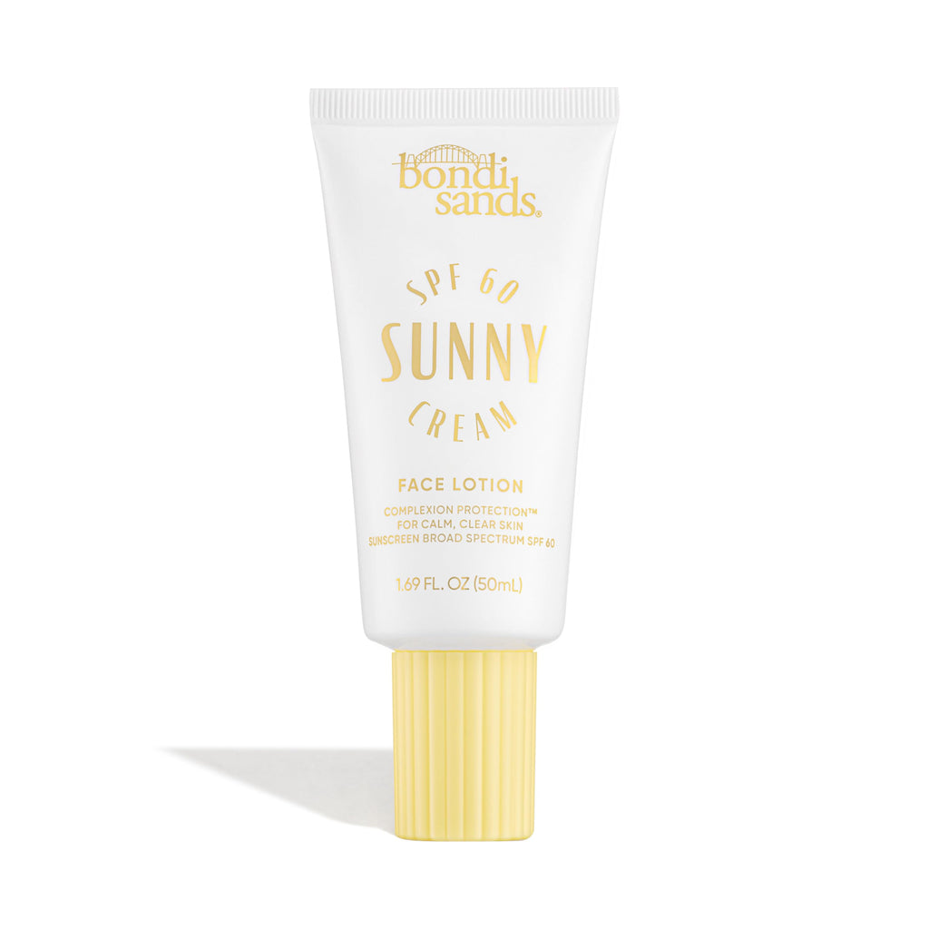Bondi Sands Sunny Cream SPF 60 Face Lotion – Hydrating, Oil-Free Daily Sunscreen