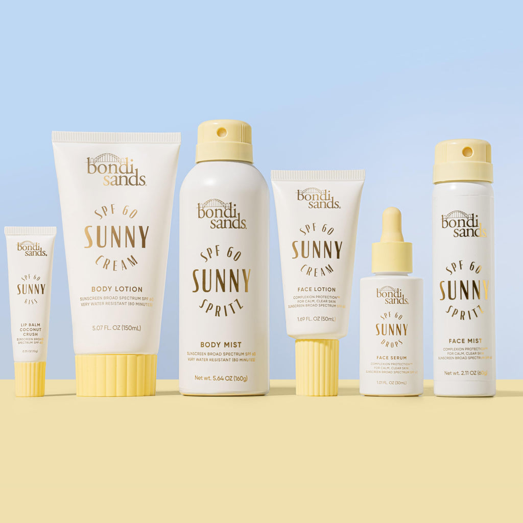 Bondi Sands Sunny Cream SPF 60 Body Lotion – Hydrating Broad Spectrum Sunscreen