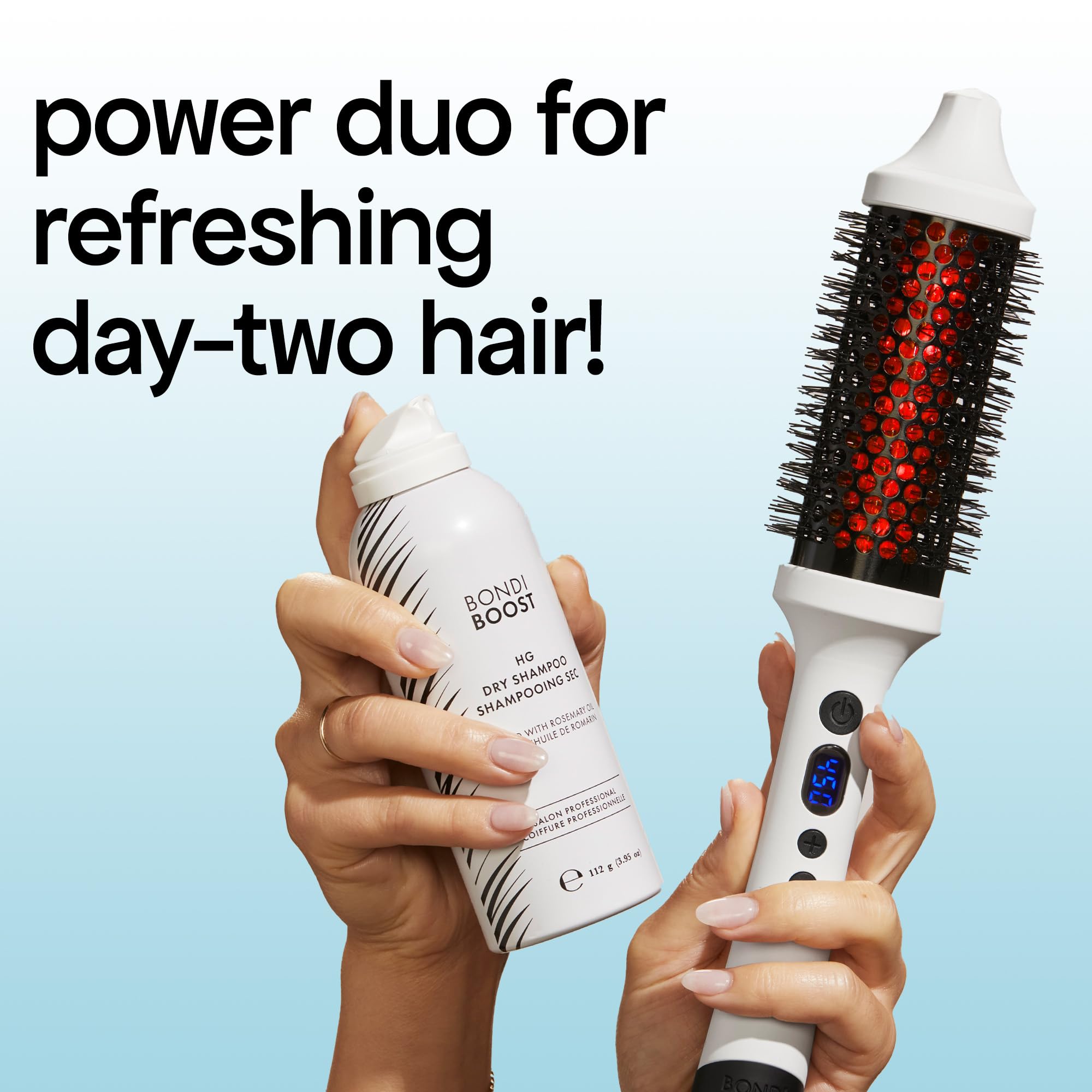 BONDIBOOST HG Dry Shampoo for Women & Men – Instant Cleanse, Volume Boost, Rosemary, 3.95 oz