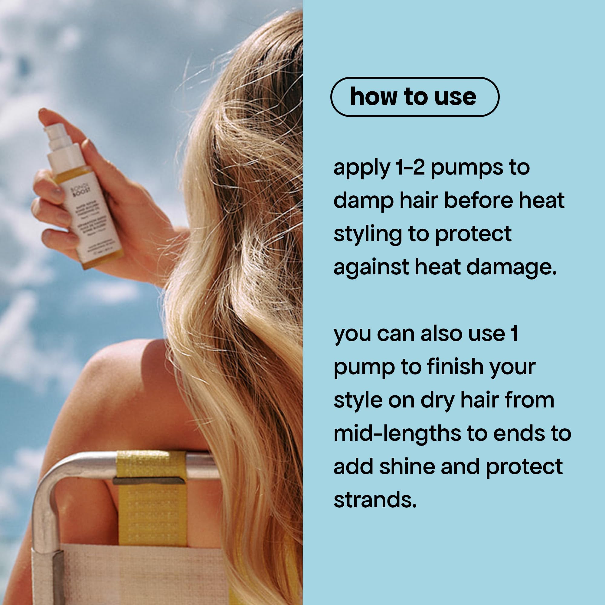 BONDIBOOST Rapid Repair Bond Builder Oil + Heat Protection | Strengthening & Shine