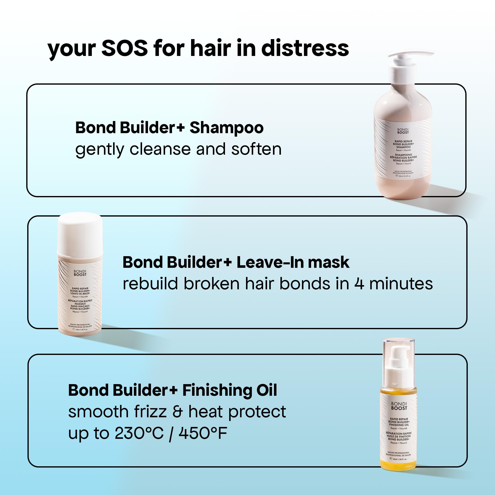BONDIBOOST Rapid Repair Bond Builder Oil + Heat Protection | Strengthening & Shine