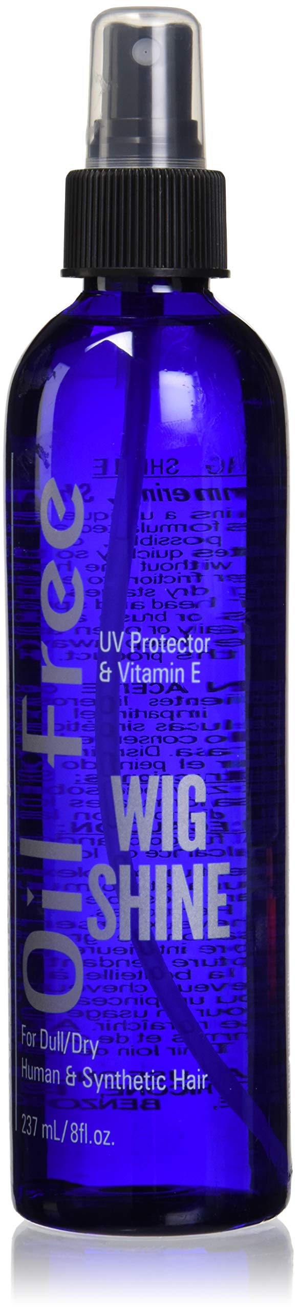 Bonfi Natural Oil-Free Wig Shine Spray, 8 oz — UV Protection & Vitamin E