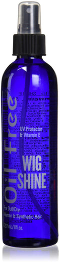 Bonfi Natural Oil-Free Wig Shine Spray, 8 oz — UV Protection & Vitamin E