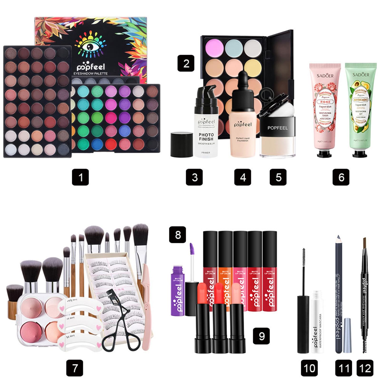 BONNIE CHOICE All-in-One Makeup Kit for Women — Complete Gift Set