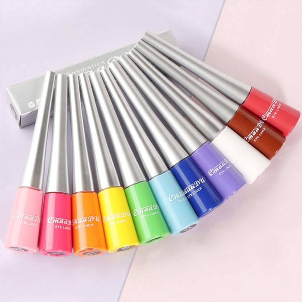 BONNIE CHOICE 14 Colors Liquid Eyeliner – Waterproof Matte Fluorescent Eyeliners for Eyes, Face & Body (Cosplay & Gifts)