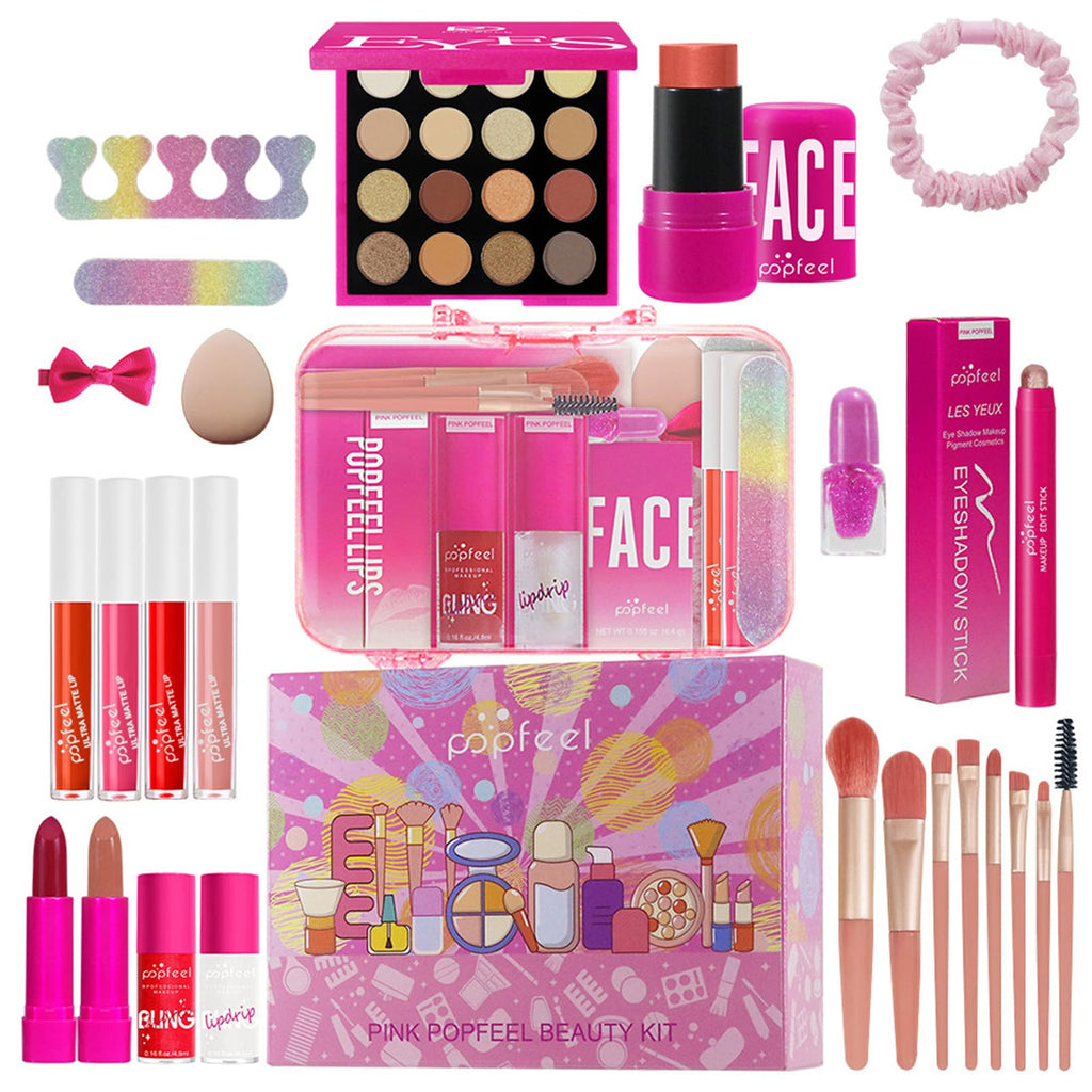 BONNIE CHOICE Hot Pink All-In-One Makeup Kit – Complete Gift Set for Women