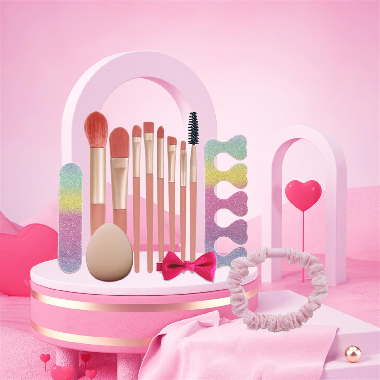 BONNIE CHOICE Hot Pink All-In-One Makeup Kit – Complete Gift Set for Women