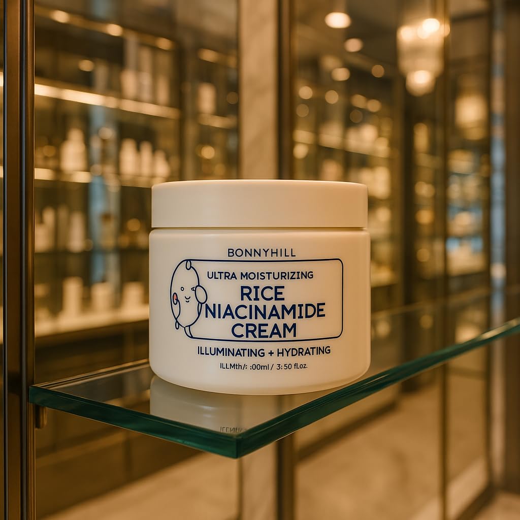 BONNYHILL Rice Niacinamide Face Cream – Brightening, Hydration & Pore Refinement