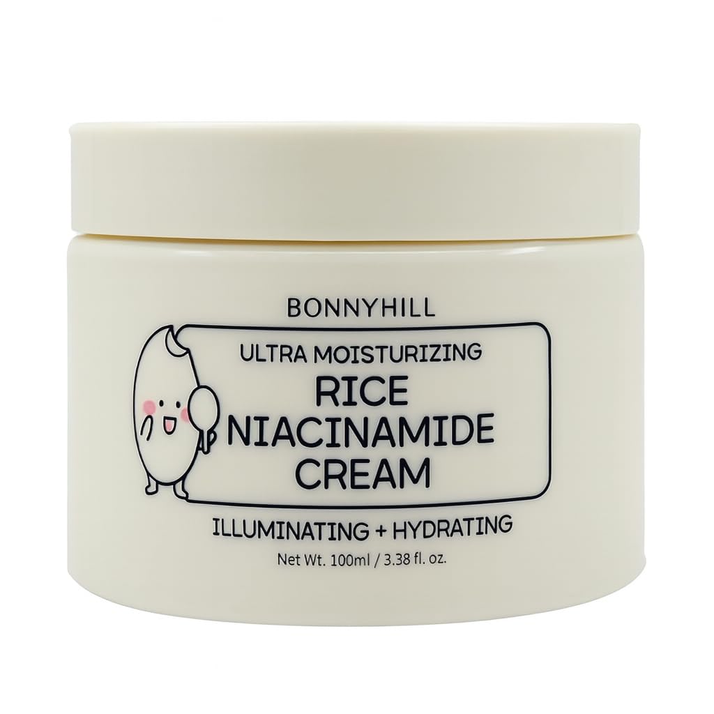 BONNYHILL Rice Niacinamide Face Cream – Brightening, Hydration & Pore Refinement