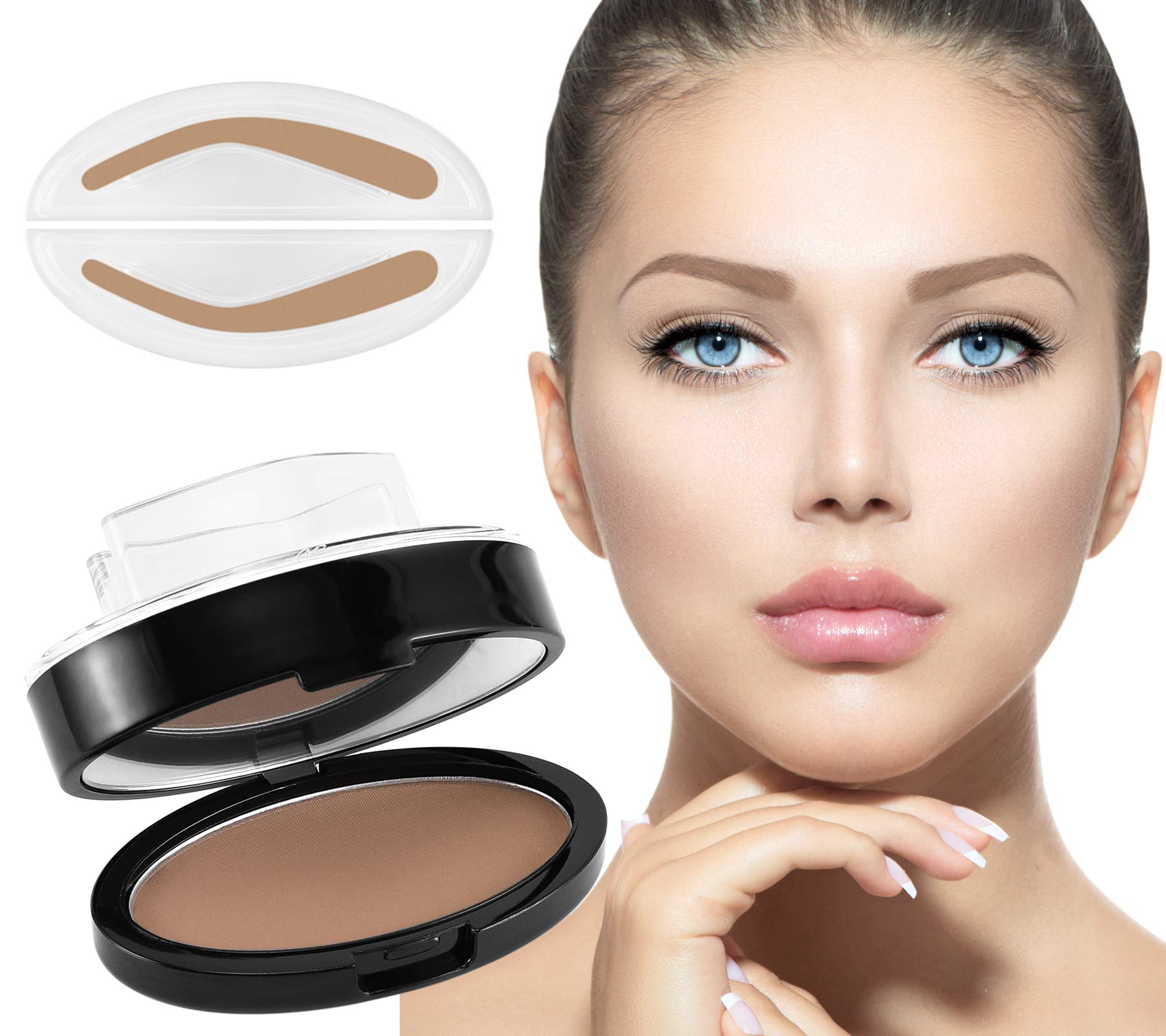 Boobeen Eyebrow Seal Stamp Powder – Waterproof, Quick Natural Brows for Beginners